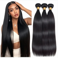Extensions de cheveux humains vierges en gros, alignées sur les cuticules, double épaisseur, semi-naturelles, invisibles, à bandes adhésives sans couture