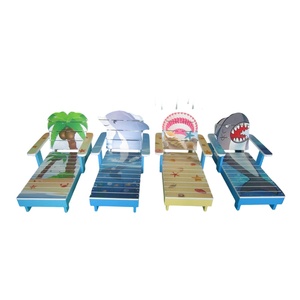 Chaise longue ergonomique élégante en bois de sapin pour enfants, idéale pour les activités de loisirs en famille dans la cour ou le jardin, fabriquée en Chine - Product Image 3