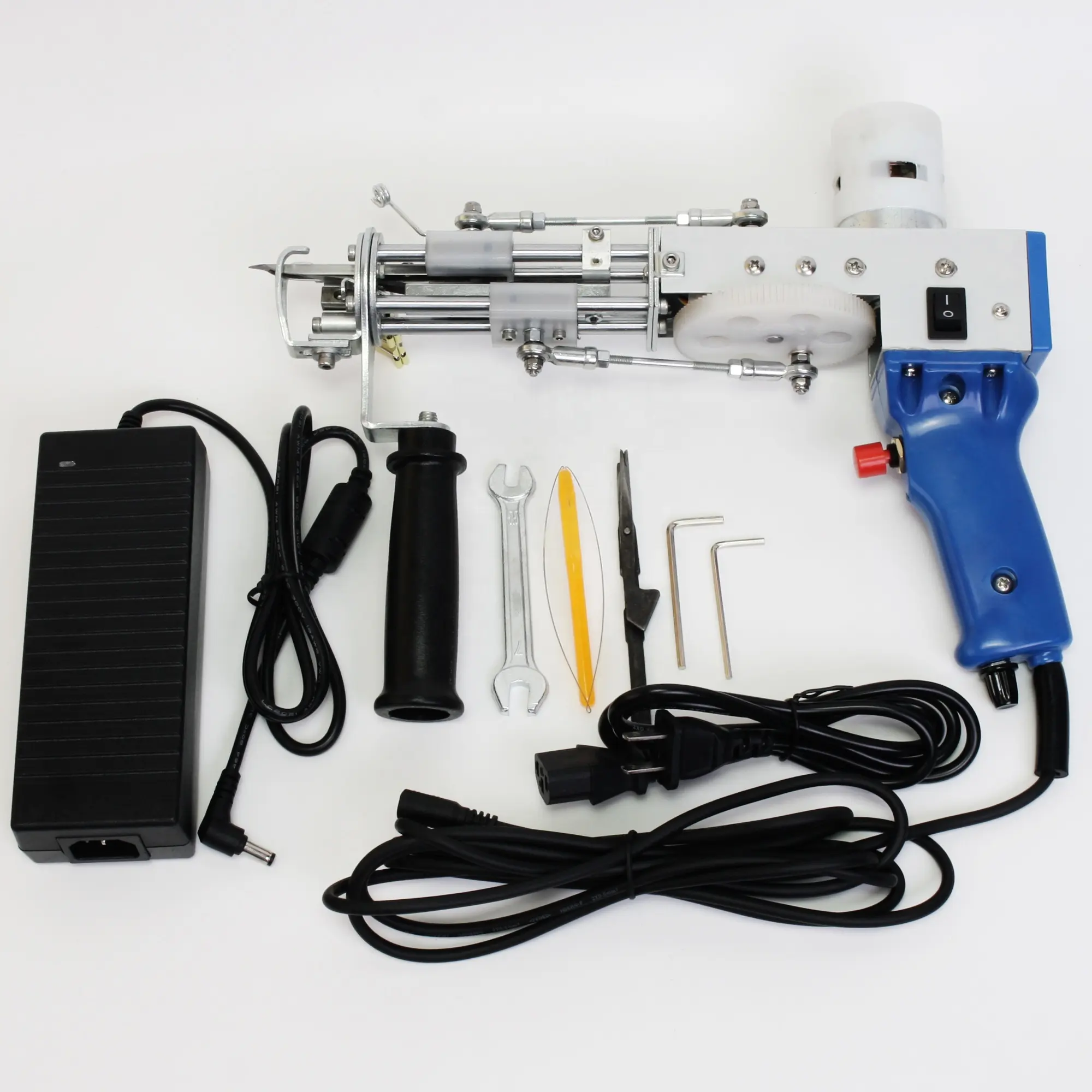 wholesaler 2 in 1 electric tufting manufacturer carpet making machine ak-1cut pile ak-2loop pile hand rug tufting gun for DIY