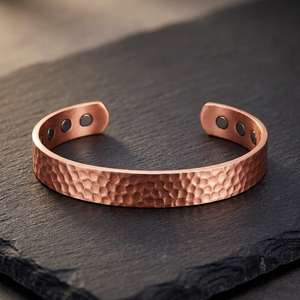 Handmade Copper Cuff Bangle With Magnetic Closure And Adjustable Design <b>For</b> Men Women Fashion Jewelry Fashion <b>Charm</b> <b>Bracelets</b> - Product Image 4