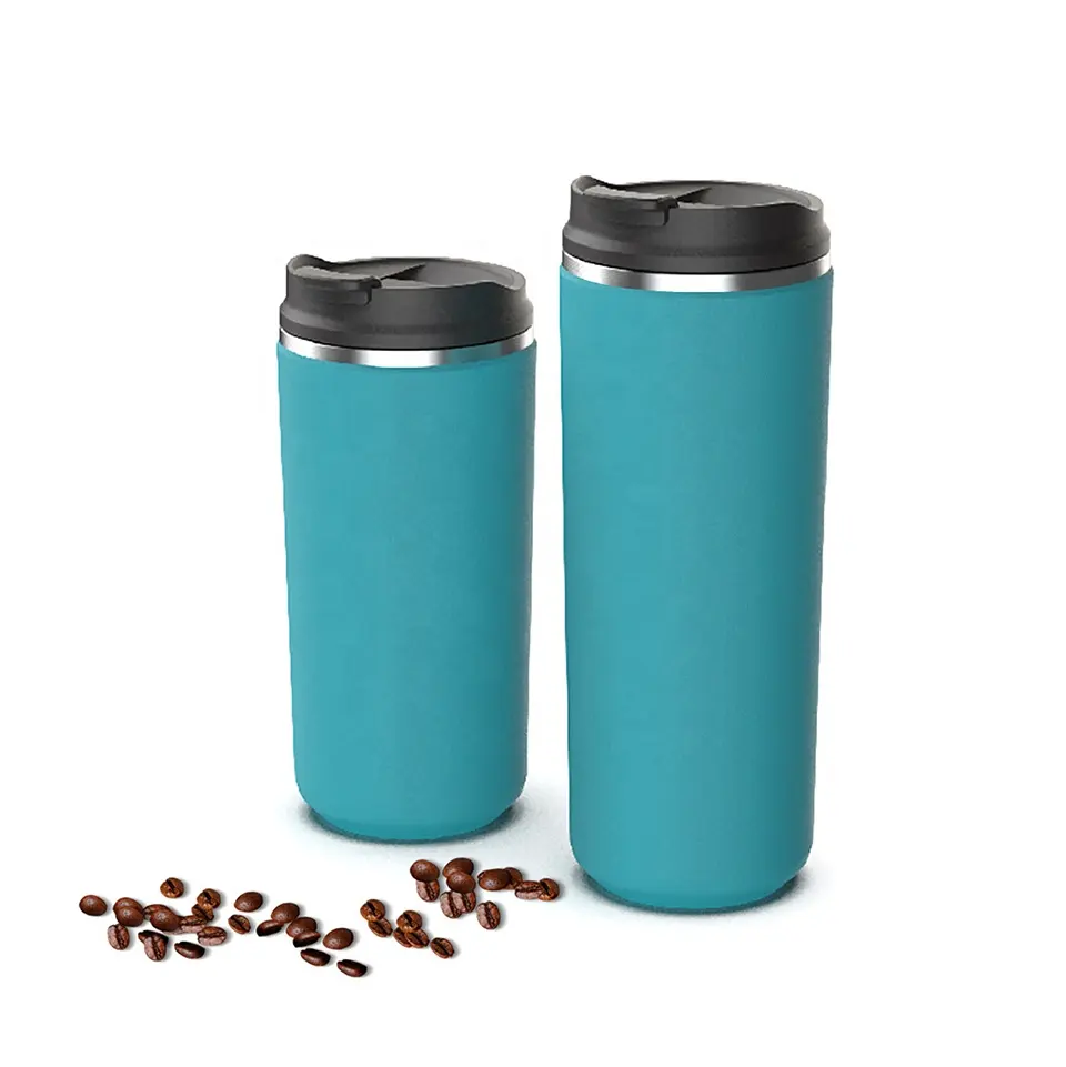 Taşınabilir sızdırmaz kullanımlık termos kupa kahve fincanı vakum bardak şişeleri paslanmaz çelik seyahat kupası