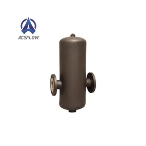 Separador de vapor de agua líquida de gas con conexión de brida DN65 de acero al carbono personalizado de buena calidad