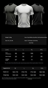 Camiseta sin costuras de secado rápido 26, nueva camiseta deportiva transpirable de manga corta para hombre, primavera/verano - Product Image 3