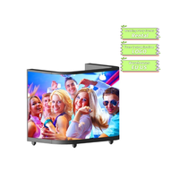 Station de DJ LED, façade, bureau, support, table, stand portable, écran vidéo LED, écran mural, cabine de DJ pour les événements de fête