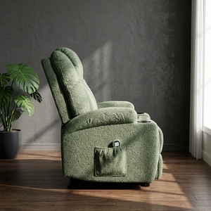 Sillón Reclinable Eléctrico Multifuncional de Tela Moderna con Masaje Térmico y Gravedad Cero - Product Image 2
