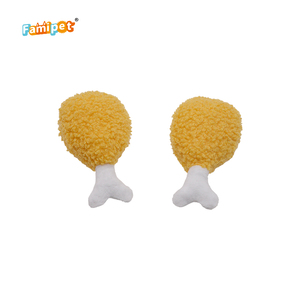 ของเล่นสุนัขแบบนุ่มรูปไก่ทอด ซีรีส์ดีไซน์ใหม่จาก Famipet Wholesale ของเล่นบีบมีเสียงสำหรับสัตว์เลี้ยง - Product Image 5