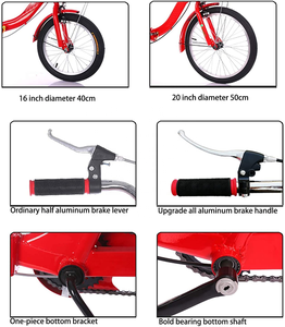 Lewee New 20Inch Dành Cho Người Lớn Ba Bánh Gấp Xe Đạp Thoải Mái Chỗ Ngồi <span class=keywords><strong>3</strong></span> Bánh Xe Xe Đạp Với Giỏ Đôi Chuỗi Cho Cha Mẹ Và Trẻ Em - Product Image 2