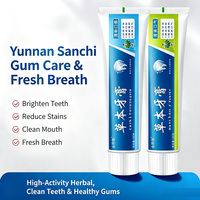 Dentifrice aux ingrédients végétaux pour éliminer les taches tenaces des dents, idéal pour le brossage quotidien matinal à la maison