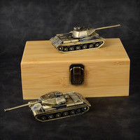Modèle de char lourd soviétique IS-2 Staline II Mugongwu à l'échelle 1/72, entièrement en métal, ornement fabriqué en Chine