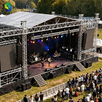 Estructura de Truss para Escenario, Sistema de Truss para Iluminación de Conciertos, Equipo de DJ, Sistema de Truss para Exposiciones