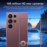 Téléphone professionnel S26 Ultra 16 Go 1 To Double SIM Double WhatsApp Écran 6,8 Pouces 5G Android pour le Travail