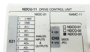 NDCU-11 NDCO-03 NIOC-01 NAMC-11 Rev J ชุดควบคุมไดรฟ์ PLC - Product Image 3
