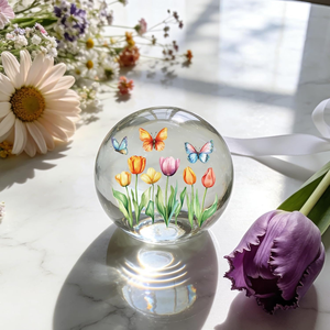 Autocollants DTF UV Vintage Fleurs Printanières 3,5x4,5 Pouces 20 Pièces Étanche PVC/Vinyle Cadeaux Promotionnels Artisanaux - Product Image 1