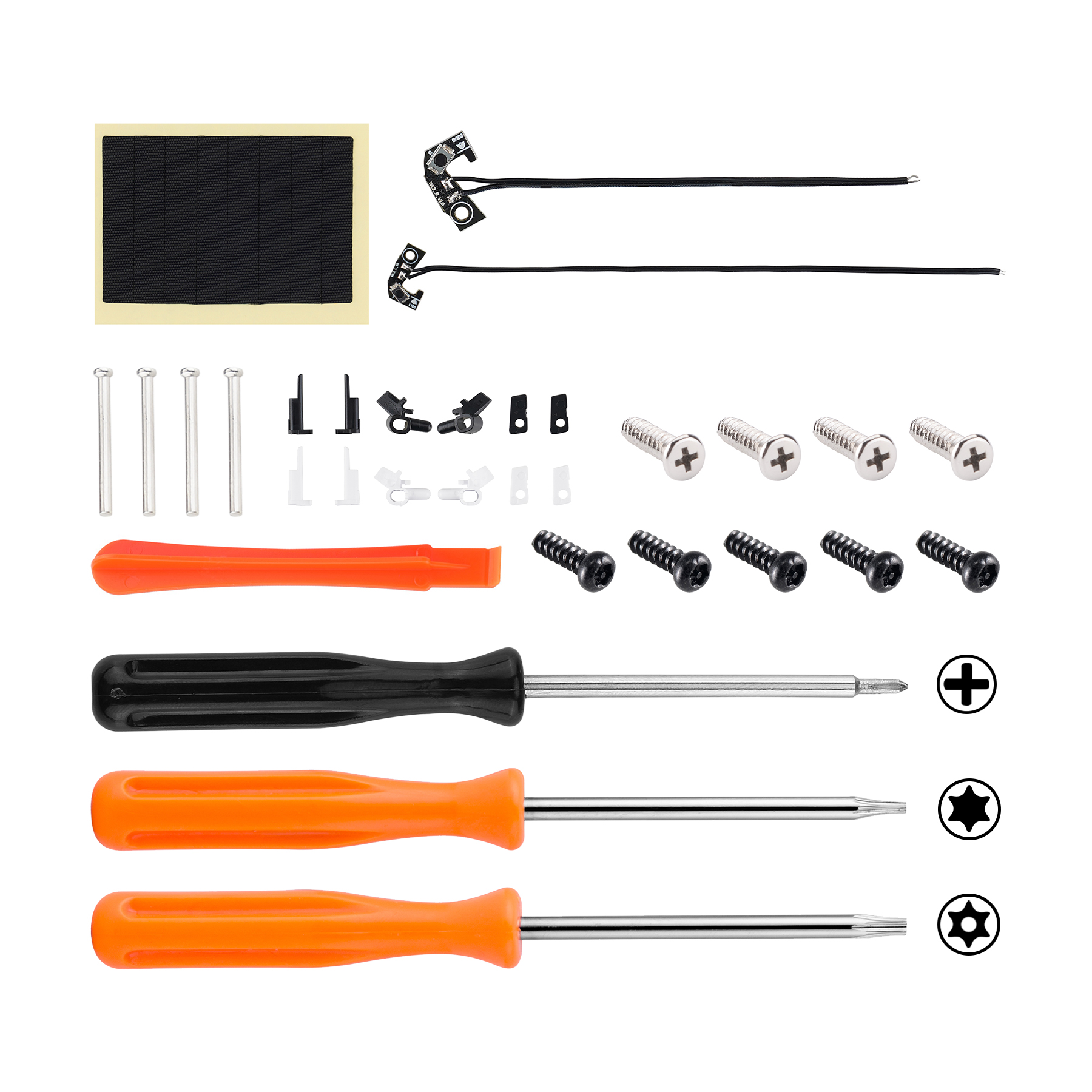 Black Upgraded Side Rail Panel Clicky Kits X3MD004