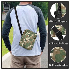 Bolsos Bandolera Cruzados de Camuflaje Verde Personalizados al por Mayor con Material Duradero, Bolsos de Hombro Casuales y Modernos para la Escuela - Product Image 6