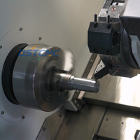 Promotion : Tour CNC à banc incliné TCK550 – Machine de tournage et de perçage horizontale haute précision avec axe C, système de commande GSK, broche simple