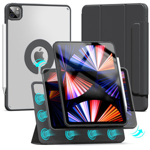 KENKE nuova custodia protettiva per <span class=keywords><strong>iPad</strong></span> custodia smart Cover per tavoletta magnetica rimovibile custodia per <span class=keywords><strong>Apple</strong></span> <span class=keywords><strong>iPad</strong></span> <span class=keywords><strong>Pro</strong></span> <span class=keywords><strong>12.9</strong></span> pollici M4 2024 - Product Image 3