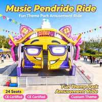 Manège Commercial de Parc d'Attractions 24 Places Musical Happy Swing pour Centre Commercial – Amusement Familial en Plein Air