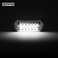Lampu Plat Nomor LED Mobil Tahan Air Canbus untuk Toyota Camry Corolla Yaris Prius C Lampu Belakang 812700D120 2 Buah Set