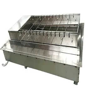 automatic flipping skewer machine/meat skewer grill machine