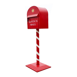 Buzón <span class=keywords><strong>de</strong></span> Hierro Forjado <span class=keywords><strong>de</strong></span> Estilo Británico Retro, Adorno Decorativo Ideal para Instagram, para Restaurantes, Centros Comerciales <span class=keywords><strong>y</strong></span> Estudios Fotográficos - Product Image 5