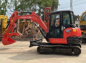 Mini excavadora sobre orugas usada KX165 KX163 5Ton 6Ton Stock Shanghai Original Japón Core Motor Bomba Motor Buen Estado - Product Image 2