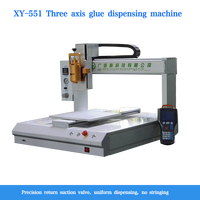 Machine de distribution de colle thermofusible robotisée à trois axes pour l'assemblage d'écrans de téléphones portables et de smartphones (LCD) avec adhésif PUR
