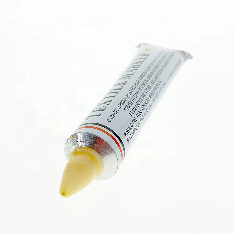 키어링 치약 노란색 섬유 마커 뜨개질 및 염색 산업 TM25-Y 영구 마킹에 사용