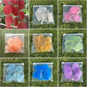 Venta caliente accesorios de boda pieza de <span class=keywords><strong>Mica</strong></span> oblea de concha Natural decoración de boda carillón de viento Cadena de cuentas - Product Image 5