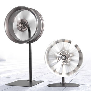 प्रदर्शनी शोरूम 360 डिग्री घूर्णन कार खड़े पहिया रिम डिस्प्ले रैक स्टैंड - Product Image 1