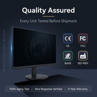 Écran d'ordinateur de bureau industriel professionnel LCD FHD 60Hz de 19,5 et 21,5 pouces à panneau MVA et bordure micro, directement de l'usine