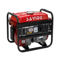 Generador Portátil de Gasolina de 1500W, 1.5kW, de Marco Abierto, Arranque Manual por Retroceso, Generador Pequeño para Uso en Exteriores