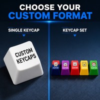 Custom 3D Printed Keycap Mechanical Keyboard Keycaps OEM ODM Personalized Cartoon Animal Design Standard Profile Single or Set