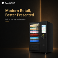 BANDENG 6610Pro 22T Elevador con Pantalla Táctil para Venta en Autoservicio, Configuración para Comercio Minorista con Vías de Carga por Resorte y Sistema de Elevación