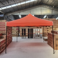 Gazebo pliable d'extérieur rétractable à vendre, tentes robustes 3x3 mètres, pliage rapide, tente de stand publicitaire commerciale