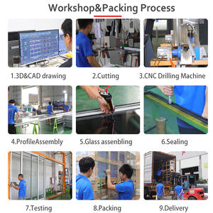 <span class=keywords><strong>Puerta</strong></span> corredera a prueba de sonido certificada As2047 <span class=keywords><strong>puerta</strong></span> corredera de vidrio de aluminio esmaltada nuevo diseño <span class=keywords><strong>puerta</strong></span> corredera de aluminio negro de cierre suave - Product Image 6