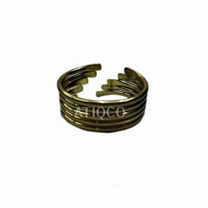 Atiqco Indian Fashion Cute Bracelets & Bangles Made of Copper Alloy Antique Silver Plated Popular Wedding Party Gift Brown Color - Product Image 6
