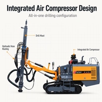 Foreuse de forage DTH intégrée Kt9 115-165 mm avec collecteur de poussière pour l'exploitation minière en carrière de pierre
