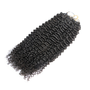 Mèches de cheveux humains vierges à double tirage, ondulation Water Wave, pour crochet, en vrac, pointes pleines - Product Image 2