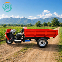 Tricycle Diesel à Prix d'Usine, Moto Cargo à 3 Roues, Véhicule Économe en Carburant pour Travaux Agricoles, Jardiniers et Miniers