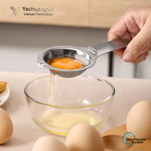 Egg yolk and egg white separator stainless steel egg separator egg separator household baking egg liquid filter leakage - Product Image 4