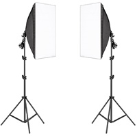 Kit d'éclairage photo professionnel pour studio, support de lumière, boîte à lumière