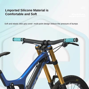 Silikon <span class=keywords><strong>Mtb</strong></span> Fahrrad lenker griffe Weiche ultraleichte Lenker abdeckungen Rutsch feste Mountain Bmx Faltrad-Fahrrad griffe - Product Image 3