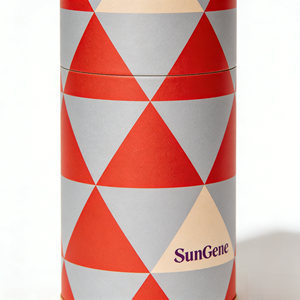 Tube cylindrique en papier imprimé sur mesure pour papeterie, boîte ronde anti-collision pour stylo, crayon, gomme, emballage cadeau - Product Image 1