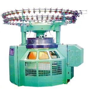 Computerized High Production Hot Sale 5.5kw Power Double Jersey Circular Knitting Machine