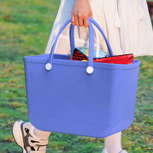 Nuevo Bolso de Mano de EVA para Mujer, Bolso Grande de Silicona Impermeable y Lavable, Bolso de Playa, Venta Directa de Fábrica - Product Image 6