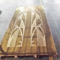 Feuille d'acier inoxydable AISI 304, finition miroir, revêtement PVD, gravure photosensible
