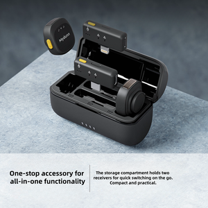 Micrófono Lavalier inalámbrico para IPhone/<span class=keywords><strong>Android</strong></span>, Mini micrófono con cancelación de ruido, para grabación de video, Vlog, YouTube - Product Image 6
