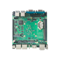 Mini PC Industrial de 3.5 Pulgadas, Placa Base con 2 Puertos COM, Admite hasta 16 GB de RAM Máxima, Placa Base Mini ITX N100