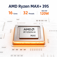 Computadora Robusta con IA de 15.6'' AMD Ryzen AI Max+395, PC de Automatización Industrial, 1000nits, Windows 11, 64GB de RAM, 1TB SSD, Batería Intercambiable en Caliente